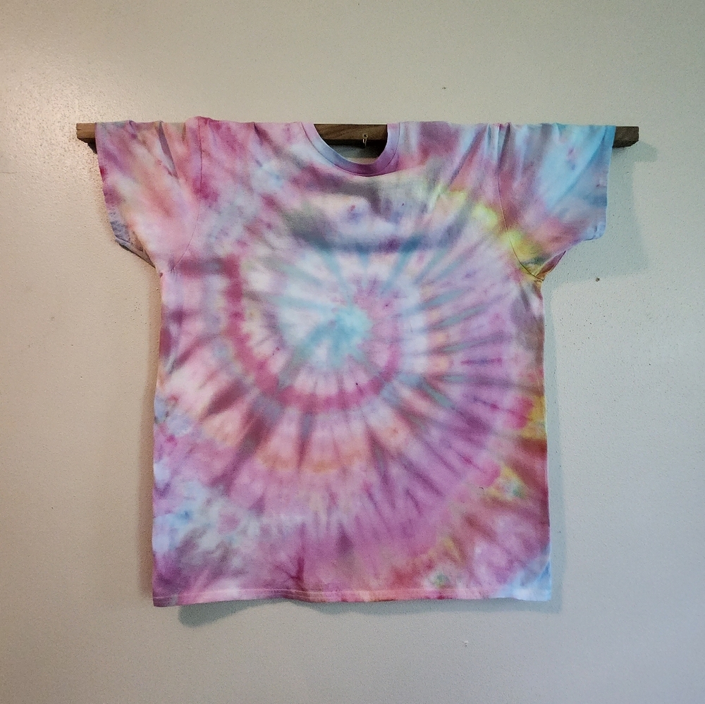 Rainbow Colors Pink party Lightweight Tie-Dye!  T-Shirt